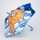 LSB Wheel style Planet Space Astronaut Printed UPF 50+ Kids-Umbrella-5-10Y