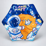 LSB Wheel style Planet Space Astronaut Printed UPF 50+ Kids-Umbrella-5-10Y
