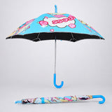LSB Wheel style Princess Girl Printed UPF 50+ Kids-Umbrella-5-10Y