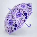 LSB Purple Floral Tile Print Umbrella for Teens & Adults