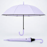 LSB Purple Solid Black border Umbrella for Adults