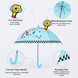 LSB 3D Trophy No.1 Racer Umbrella for Kids 3-8Y