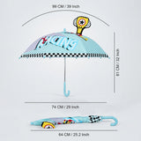 LSB 3D Trophy No.1 Racer Umbrella for Kids 3-8Y
