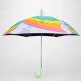 LSB Wheel style Rainbow Duck Printed UPF 50+ Kids-Umbrella-5-10Y