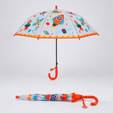 LSB Rocket theme Transparent Umbrella for Toddlers & Kids