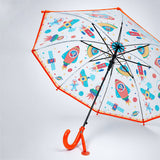 LSB Rocket theme Transparent Umbrella for Toddlers & Kids