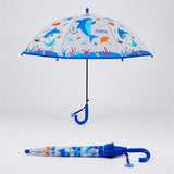LSB Sea Shark theme Transparent Umbrella for Toddlers & Kids