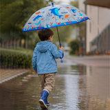 LSB Sea Shark theme Transparent Umbrella for Toddlers & Kids