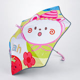 LSB Wheel style Strawberry & Teddy Printed UPF 50+ Kids-Umbrella-5-10Y