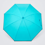 LSB Teal Solid Black border Umbrella for Adults & Teens