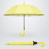 LSB Yellow Solid Black border Umbrella for Adults & Teens