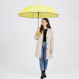LSB Yellow Solid Black border Umbrella for Adults & Teens