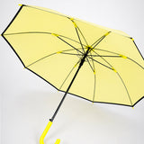 LSB Yellow Solid Black border Umbrella for Adults & Teens