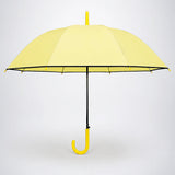 LSB Yellow Solid Black border Umbrella for Adults & Teens