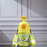 Little Surprise Box,Yellow 3D Cheese Toy Lid Kids Stainless Steel Water Bottle,500ml