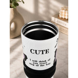 LSB Black Pink Butterfly, Good Time Series, Stainless Steel Tumbler and Water Bottle for Kids & Adults, 710ml