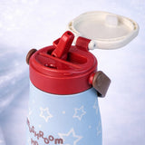 LSB, Blue Star, Moo series insulated thermos Bottle with detachable filter for Kids and Adults, 600ml