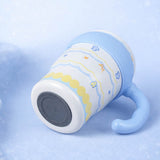 LSB, Blue Waves, Bubble Lid series, with detachable infuser Stainless Steel Kids Tumbler Water Bottle , 680ml