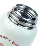 LSB, Brown checks Capybara with Matching Cover Stainless Steel Water Bottle for Kids,500 ml