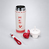 LSB Cute Rabbit, Red ball Lid Series, Stainless Steel Tumbler and Water Bottle for Kids & Adults, 650ml