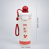 LSB Cute Rabbit, Red ball Lid Series, Stainless Steel Tumbler and Water Bottle for Kids & Adults, 650ml