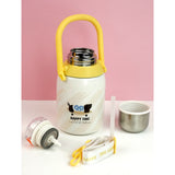 Little Surprise Box,Dachshund Puppy Yellow Stainless Steel Premium Insulated Water Bottle, 800ml