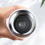 LSB Green Checks Cup Lid Design, Sleek Stainless Steel Thermos & Water Bottle for Kids, 350ml