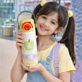 LSB, Green Apple, Sleek series Stainless Steel Tumbler and Water Bottle for Kids and Adults,550ml