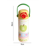 LSB, Green Apple, Sleek series Stainless Steel Tumbler and Water Bottle for Kids and Adults,550ml