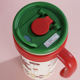 LSB, Green Lid, Party Teddy, Twilight Tumbler Series, Stainless Steel Tumbler and Water Bottle for Teens and Adults, 750 ml
