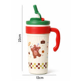 LSB, Green Lid, Party Teddy, Twilight Tumbler Series, Stainless Steel Tumbler and Water Bottle for Teens and Adults, 750 ml