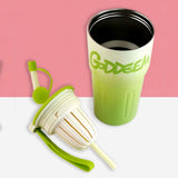 Little Surprise Box,Green Ombre Shaded Stainless Steel Tumbler Water Bottle, 550ml