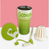 Little Surprise Box,Green Ombre Shaded Stainless Steel Tumbler Water Bottle, 550ml