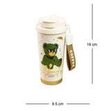 Little Surprise Box,Shiny Green Ted Stainless Steel premium Insulated Detox Infuser Bottle with Tea and Fruit Infuser attachment, 520ml
