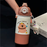 LSB, Happy Bala bottomlid Series, Stainless Steel Kids Water Bottle , 480ml