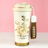 Little Surprise Box,Lily Gold Stainless Steel premium Insulated Detox Infuser Bottle with Tea and Fruit Infuser attachment, 520ml