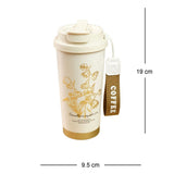 Little Surprise Box,Lily Gold Stainless Steel premium Insulated Detox Infuser Bottle with Tea and Fruit Infuser attachment, 520ml