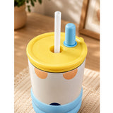 LSB Meow & Polka , Good Time Series, Stainless Steel Tumbler and Water Bottle for Kids & Adults, 710ml
