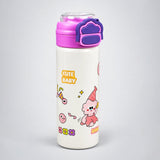 LSB Pink Lid, Dance Buddy Series, Stainless Steel Water Bottle for Kids, 700ml