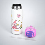 LSB Pink Lid, Dance Buddy Series, Stainless Steel Water Bottle for Kids, 700ml