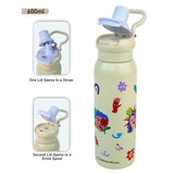 Little Surprise Box,Purple Power Woman Flask Water Bottle, 600ml