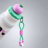 LSB Puppy Checks, sleek Stainless Steel Water Bottle with Infuser attachment for Kids, 400ml