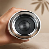 LSB Purple Checks Cup Lid Design, Sleek Stainless Steel Thermos & Water Bottle for Kids, 350ml