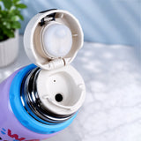 LSB Purple Blue ,Water Swim Design, Stainless Steel Thermos & Water Bottle for Kids, 600ml