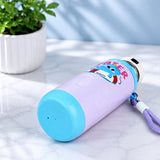 LSB Purple Blue ,Water Swim Design, Stainless Steel Thermos & Water Bottle for Kids, 600ml