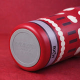 LSB, Red Checks Apple , Rich Series, Stainless Steel Tumbler and Water Bottle for kids, Teens and Adults, 560 ml