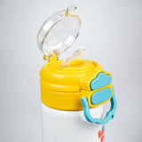 LSB Yellow Lid, Snack Time Buddy Series, Stainless Steel Water Bottle for Kids, 700ml