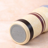 LSB, Yellow Polka Rich Series, Stainless Steel Tumbler and Water Bottle for Kids, Teens and Adults, 560 ml