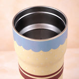 LSB, Yellow Polka Rich Series, Stainless Steel Tumbler and Water Bottle for Kids, Teens and Adults, 560 ml