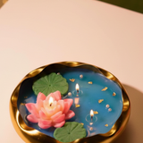 Lotus Pond Urli Candle - Medium